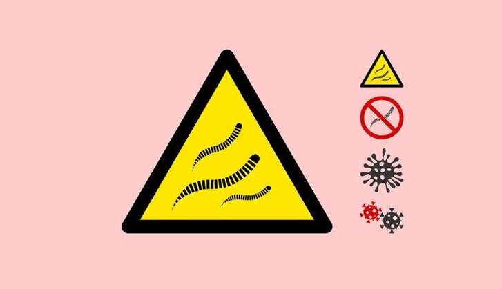 Die Gefahr von Parasiten für den Körper