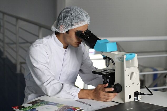 Diagnose von Parasiten im Körper